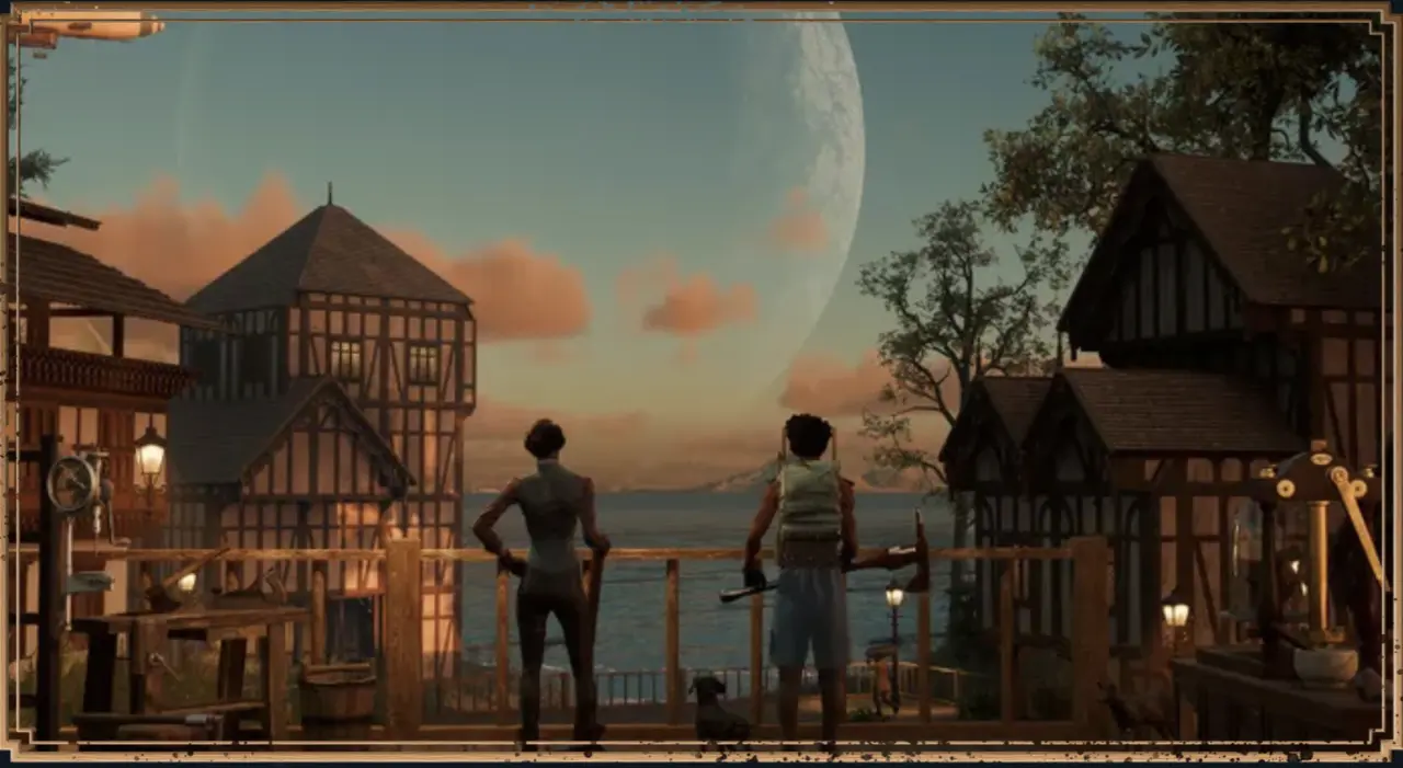 《夜莺传说（Nightingale）》 核心游戏包括狩猎、採集、製作和建造基地，以在游戏世界中生存