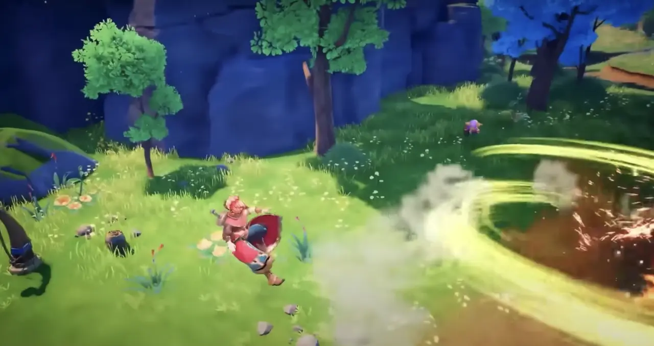 《圣剑传说  Visions of Mana》可以使用武器与魔法进行空中战斗