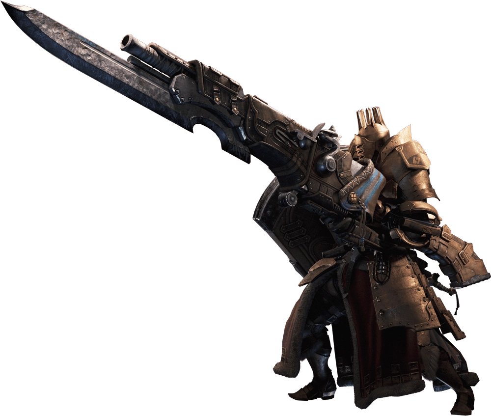 《铳枪》:可使出【长距离突刺】和【砲击】的武器,亦可利用垫步灵活移动。