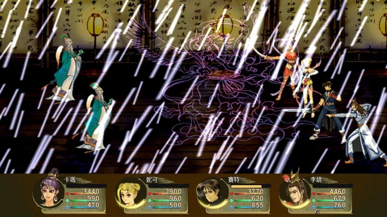 战斗採用了回合制设计，但在传统基础上增加了许多细緻的策略要素，使战斗不仅是属性和装备的比拼，还需要玩家根据敌人特性灵活应变。