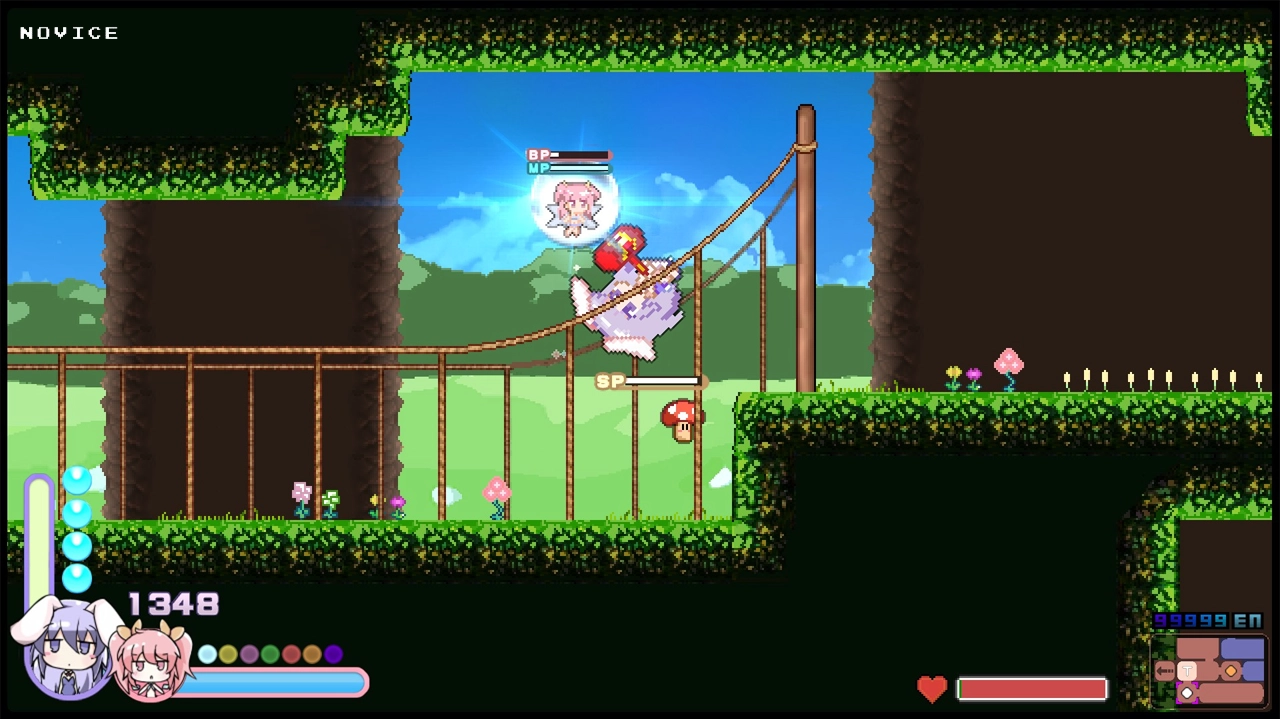 评测《拉比哩比 Rabi-Ribi》！不管是兔女郎还是满屏的弹幕，我都躲不掉～