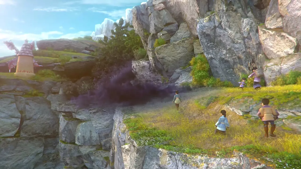 突然一股黑色的浓雾袭来