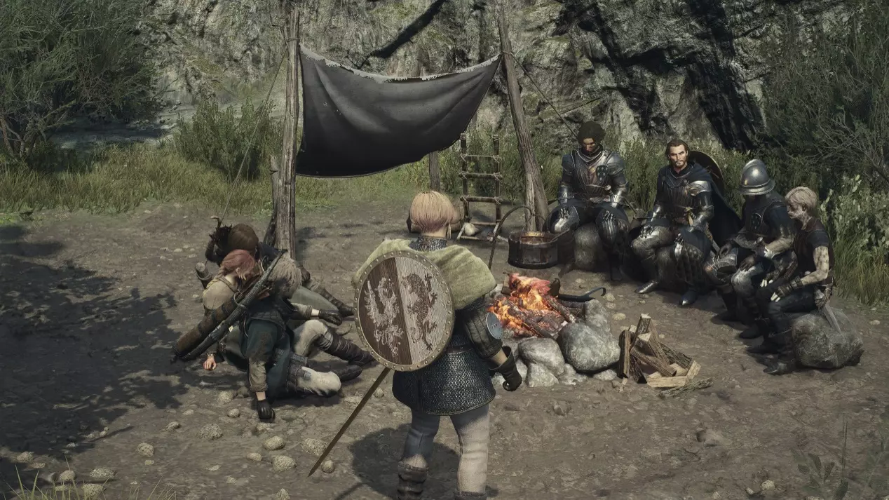 《龙族教义2》团队打怪、露营都很有冒险的感受