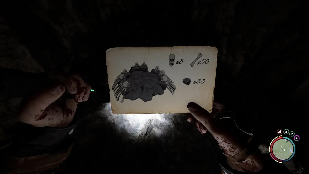 《阴森之子》正式版的新洞穴中往往能找到新的家具、装饰品蓝图