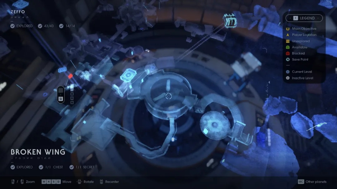 星战绝地游戏全3D投影的地图