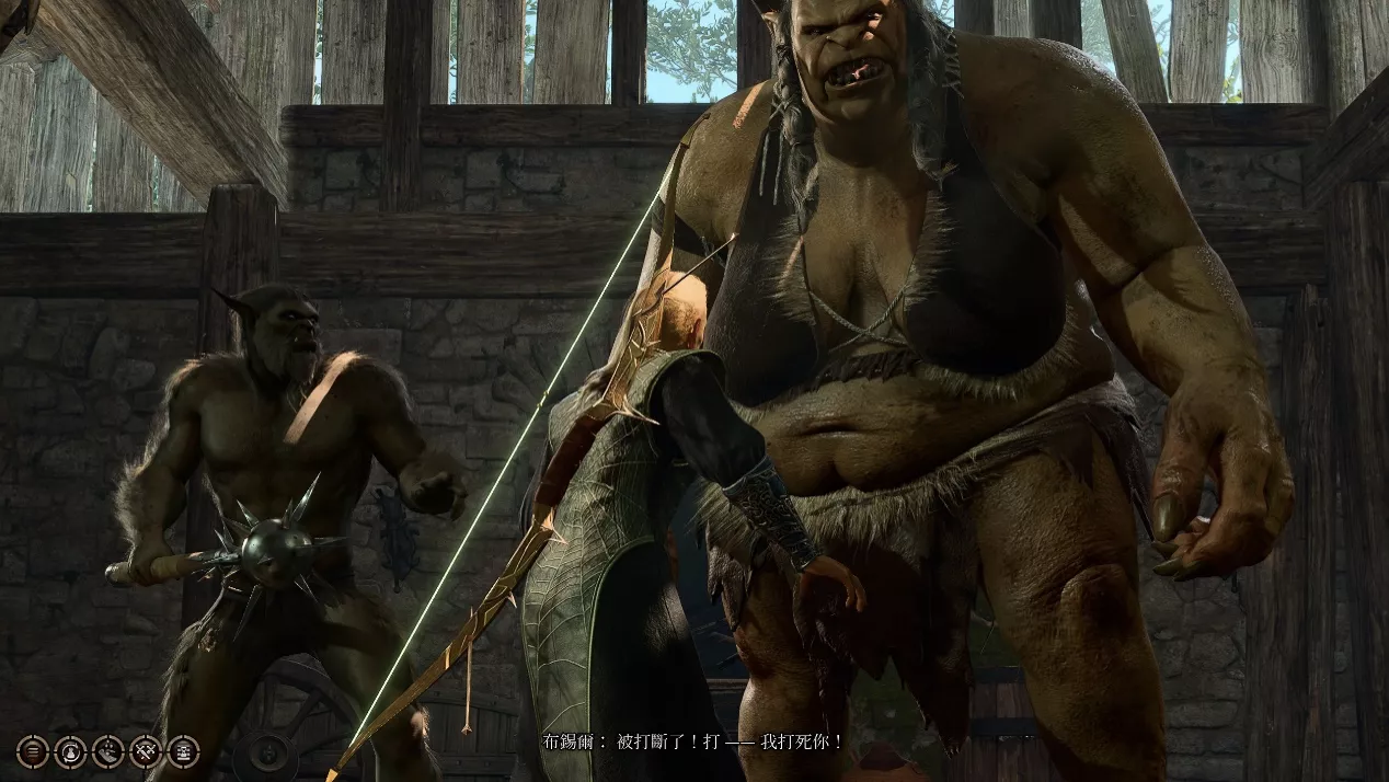 《柏德之门 3》冒险会不小心打断熊哥布林与食人魔的亲热场景