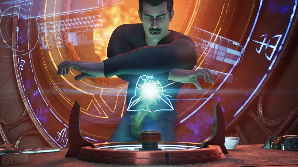 《漫威午夜之子》钢铁人会处理玩家任务带回的「线圈」，类似游戏里的抽卡