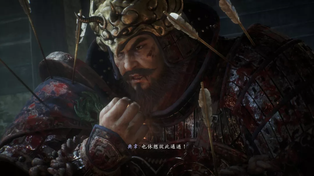 卧龙 DLC《逐鹿中原》第三个战场，场景瞬间就跳到宛城，典韦成为阻挡张绣军夜袭的万人敌