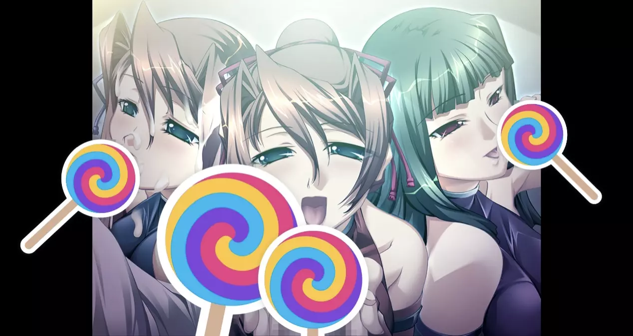 《圣女僕学园》CG上满满的棒棒糖