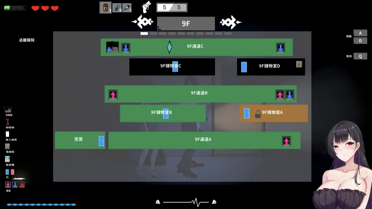  《恶灵寄生》房间跟走廊的位置