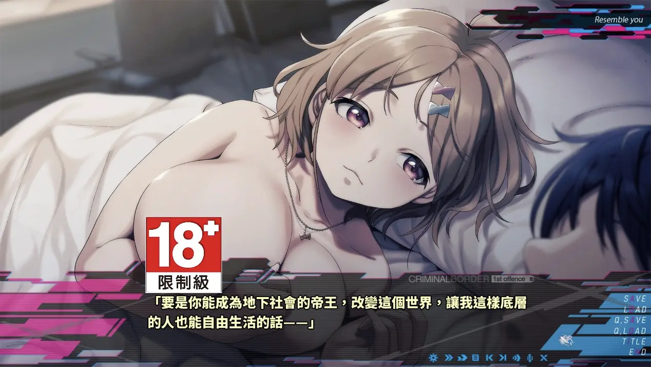 《Liminal Border Part 1》主角为了女主角想征服地下社会的想法有点热血