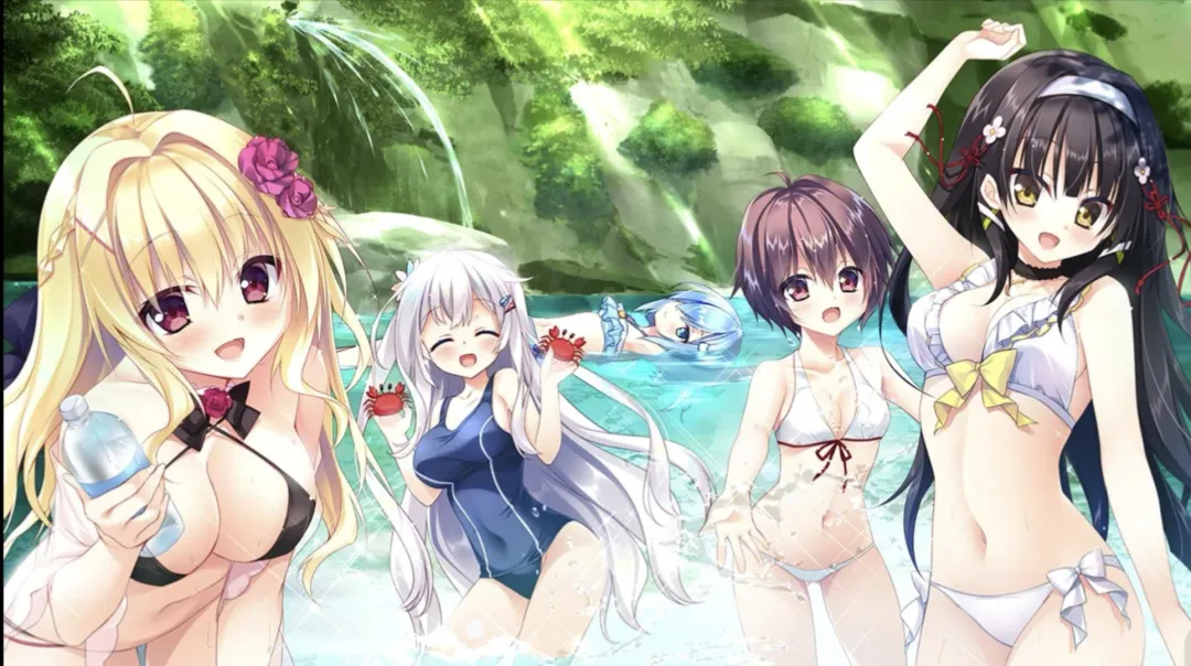 玉响未来美少女泳装画面